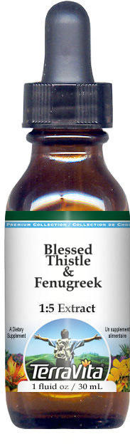 Blessed Thistle & Fenugreek Glycerite Liquid Extract (1:5)