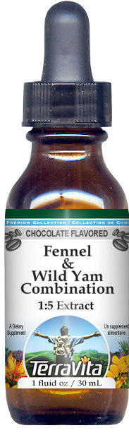 Fennel & Wild Yam Combination Glycerite Liquid Extract (1:5)