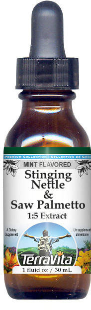 Stinging Nettle & Saw Palmetto Glycerite Liquid Extract (1:5)