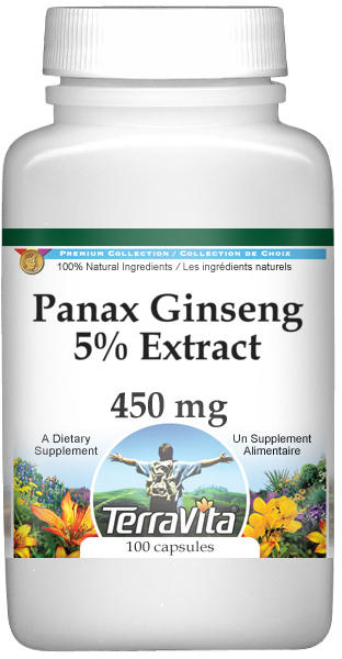 Panax Ginseng 5% Extract - 450 mg