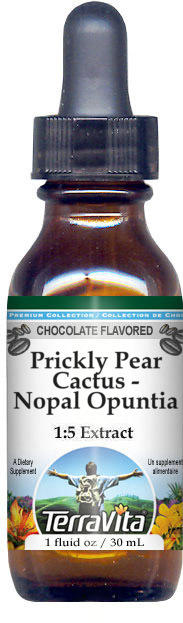 Prickly Pear Cactus - Nopal Opuntia Glycerite Liquid Extract (1:5)