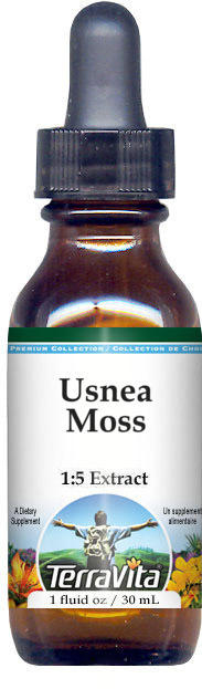 Usnea Lichen Moss Glycerite Liquid Extract (1:5)