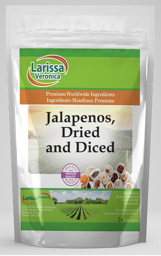 Jalapenos, Dried and Diced