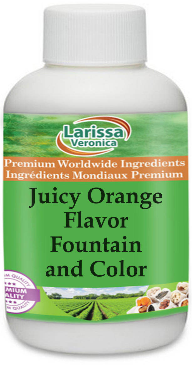 Juicy Orange Flavor Fountain and Color