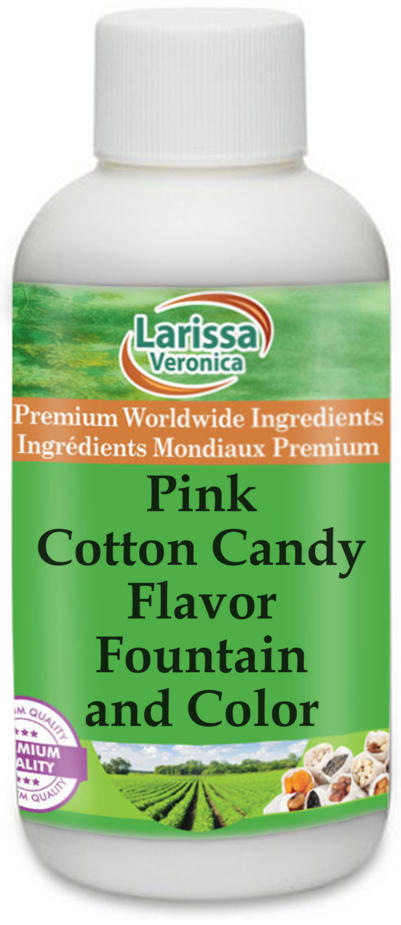 Pink Cotton Candy Flavor Fountain and Color