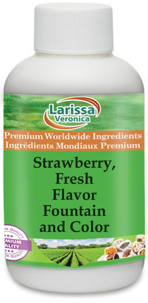 Strawberry (Fresh) Flavor Fountain and Color