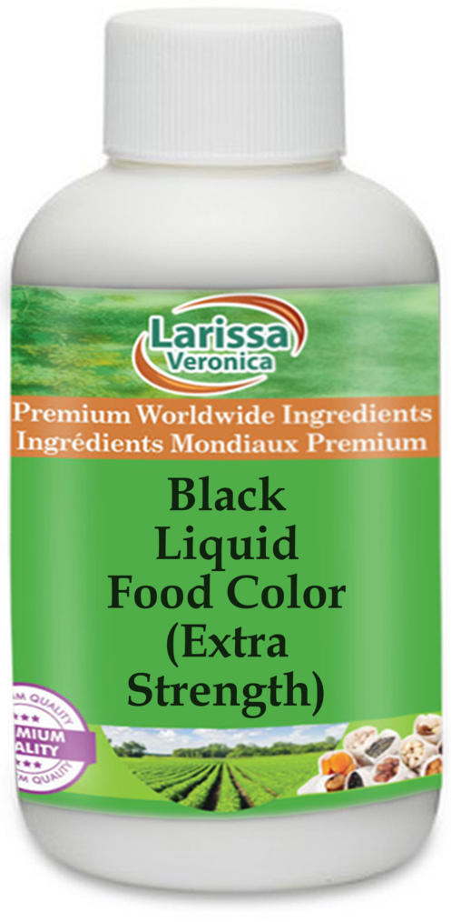 Black Liquid Food Color (Extra Strength)