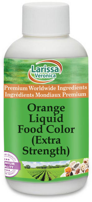 Orange Liquid Food Color (Extra Strength)
