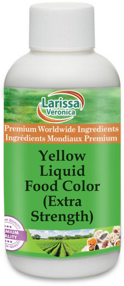 Yellow Liquid Food Color (Extra Strength)
