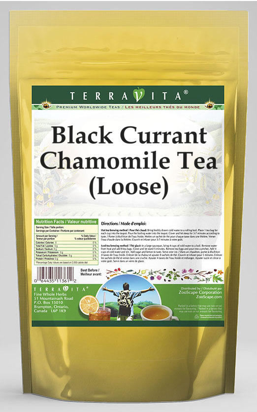 Black Currant Chamomile Tea (Loose)