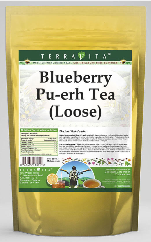 Blueberry Pu-erh Tea (Loose)