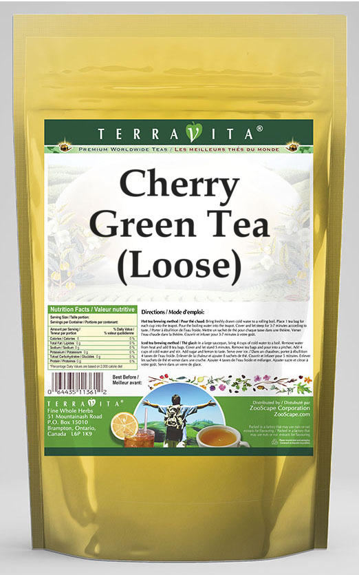 Cherry Green Tea (Loose)