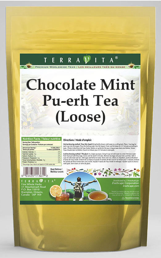 Chocolate Mint Pu-erh Tea (Loose)