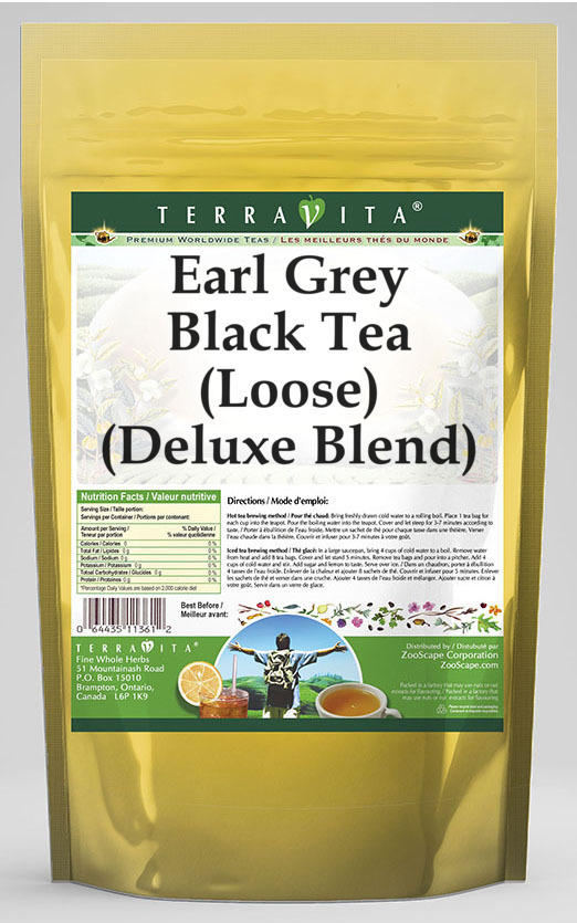 Earl Grey Black Tea (Loose) (Deluxe Blend)