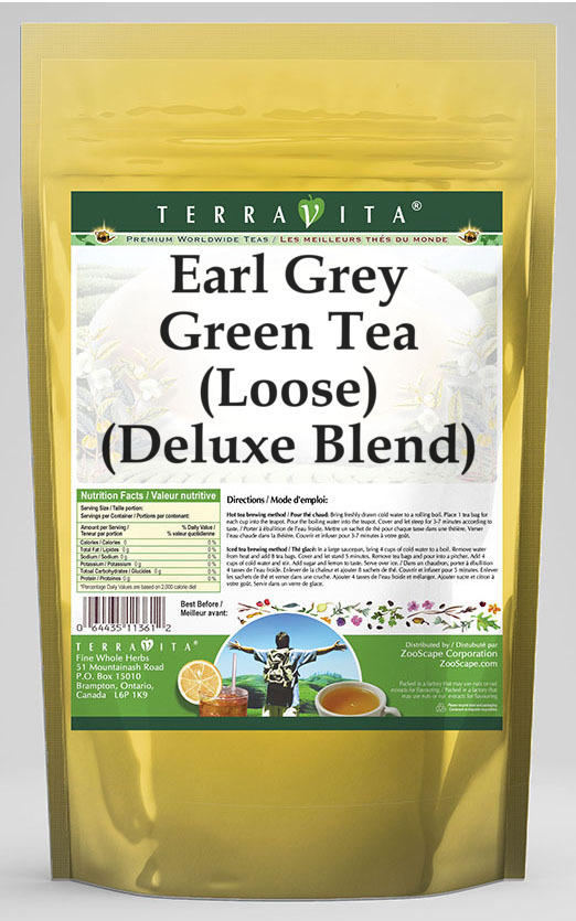 Earl Grey Green Tea (Loose) (Deluxe Blend)