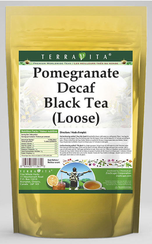 Pomegranate Decaf Black Tea (Loose)