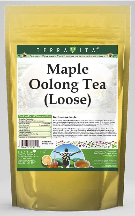 Maple Oolong Tea (Loose)