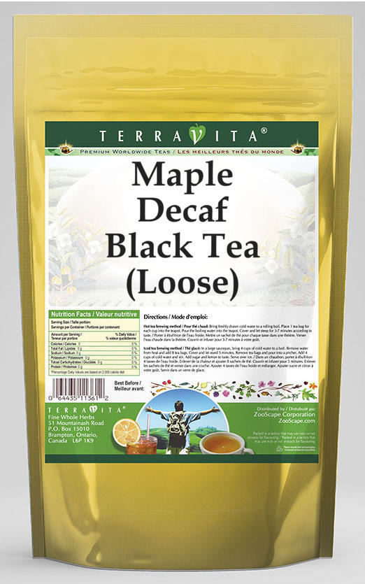 Maple Decaf Black Tea (Loose)