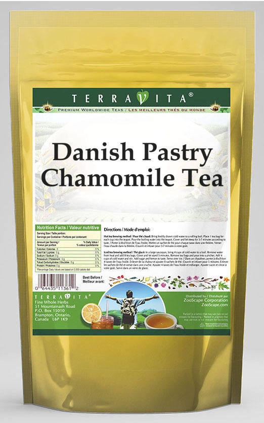 Danish Pastry Chamomile Tea