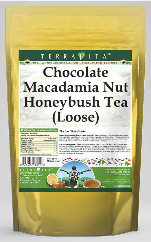 Chocolate Macadamia Nut Honeybush Tea (Loose)