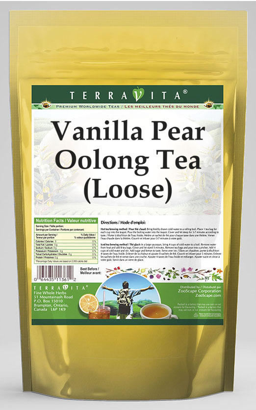 Vanilla Pear Oolong Tea (Loose)