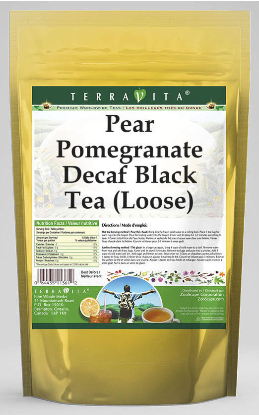 Pear Pomegranate Decaf Black Tea (Loose)