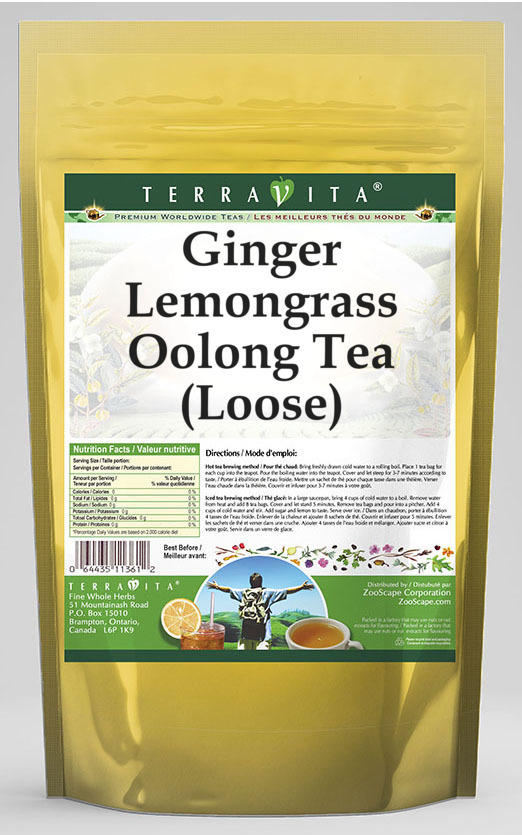 Ginger Lemongrass Oolong Tea (Loose)