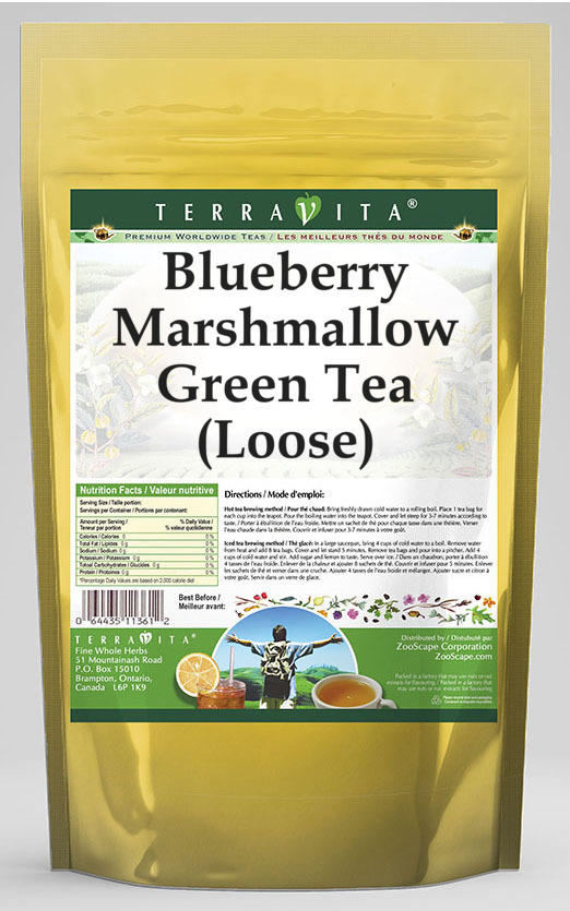 Blueberry Marshmallow Green Tea (Loose)