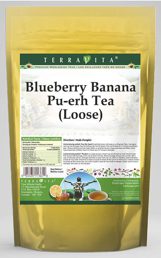 Blueberry Banana Pu-erh Tea (Loose)