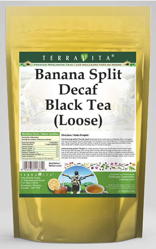 Banana Split Decaf Black Tea (Loose)