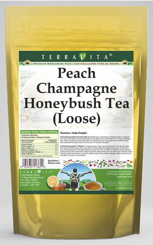 Peach Champagne Honeybush Tea (Loose)