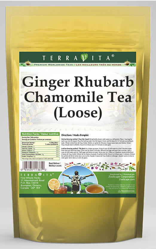 Ginger Rhubarb Chamomile Tea (Loose)