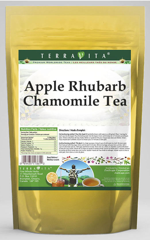 Apple Rhubarb Chamomile Tea
