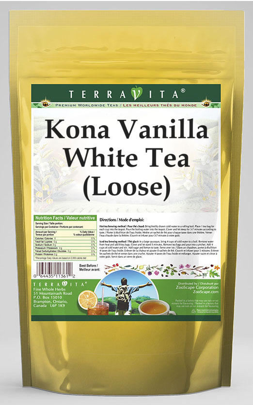 Kona Vanilla White Tea (Loose)