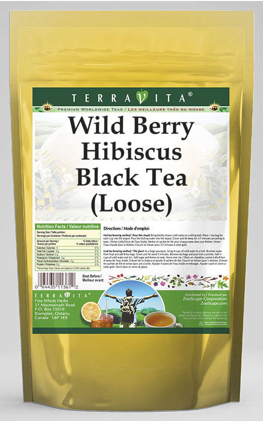 Wild Berry Hibiscus Black Tea (Loose)