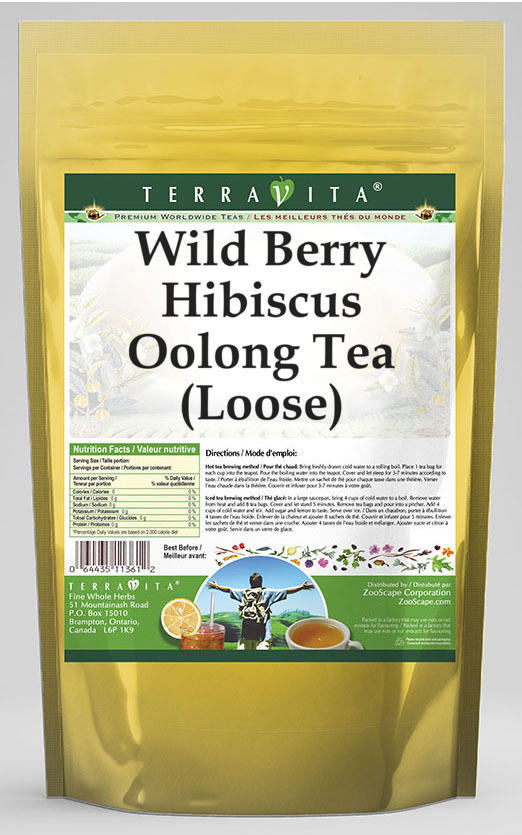 Wild Berry Hibiscus Oolong Tea (Loose)