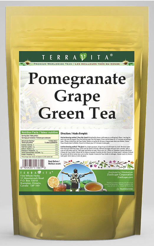 Pomegranate Grape Green Tea