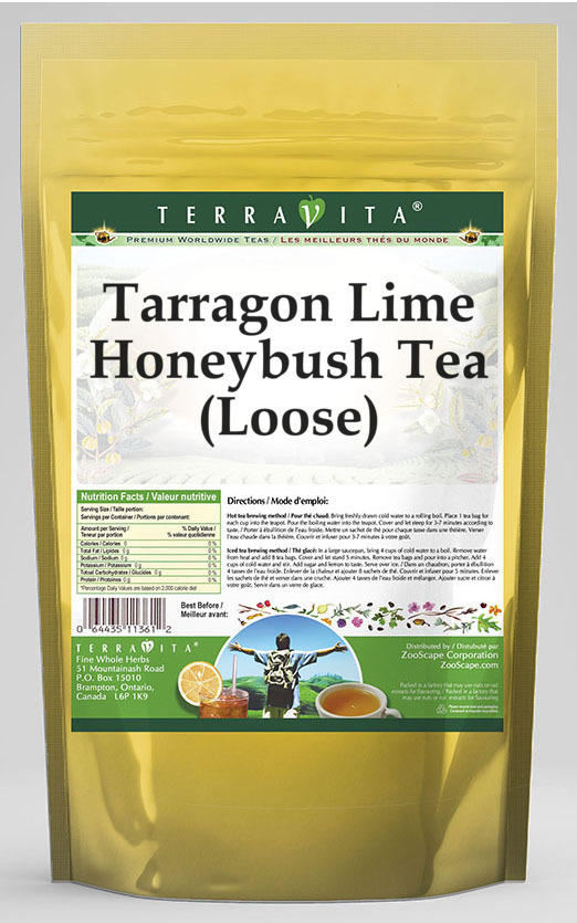 Tarragon Lime Honeybush Tea (Loose)