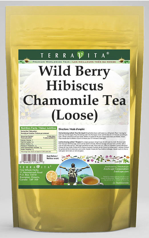Wild Berry Hibiscus Chamomile Tea (Loose)