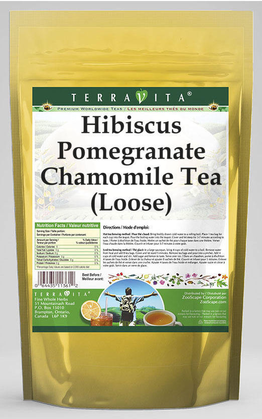 Hibiscus Pomegranate Chamomile Tea (Loose)