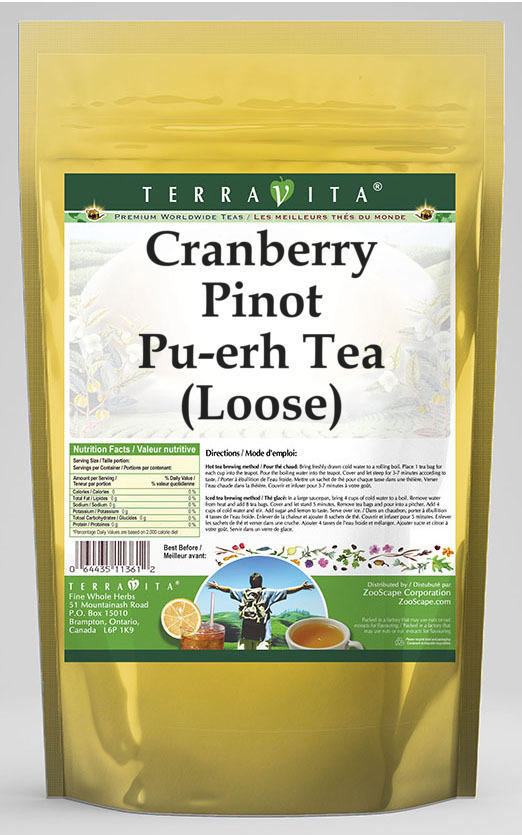 Cranberry Pinot Pu-erh Tea (Loose)