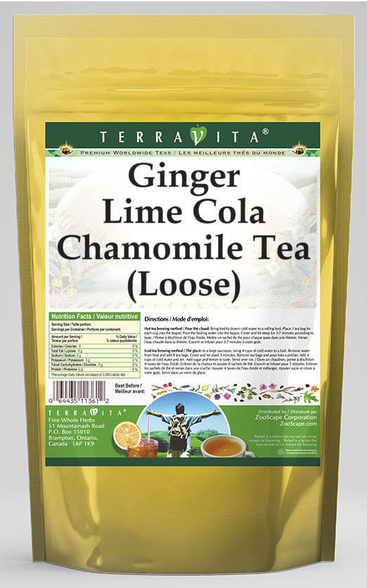 Ginger Lime Cola Chamomile Tea (Loose)