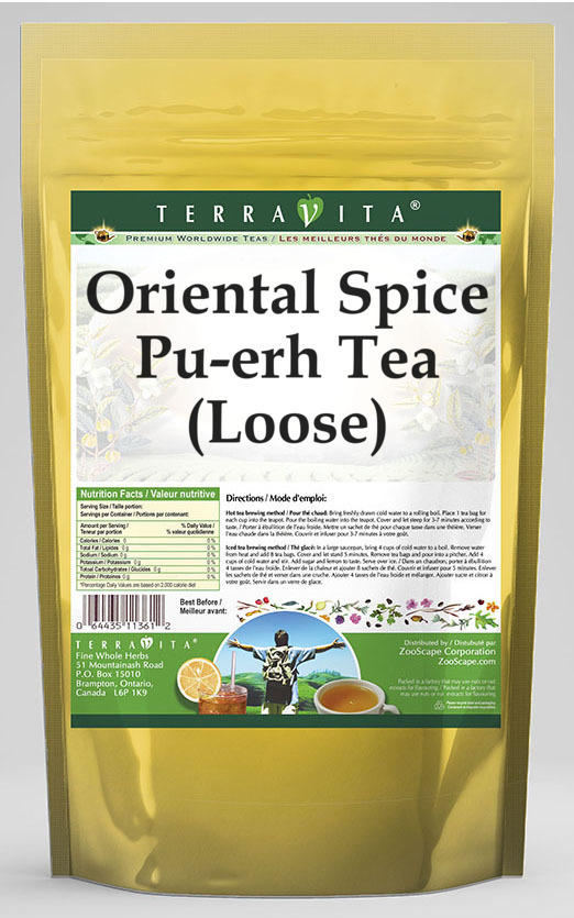 Oriental Spice Pu-erh Tea (Loose)