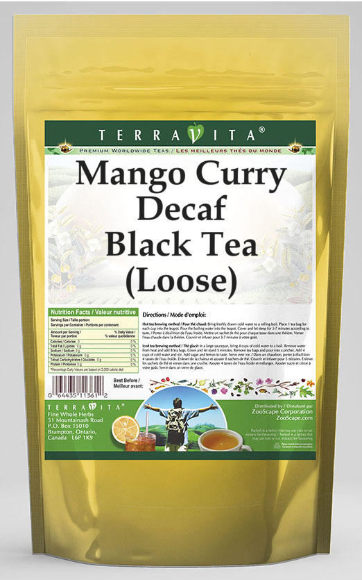 Mango Curry Decaf Black Tea (Loose)