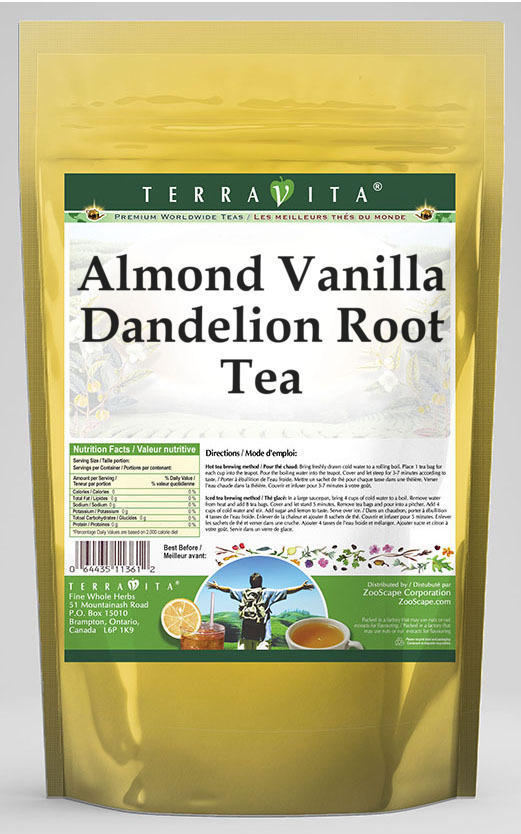Almond Vanilla Dandelion Root Tea
