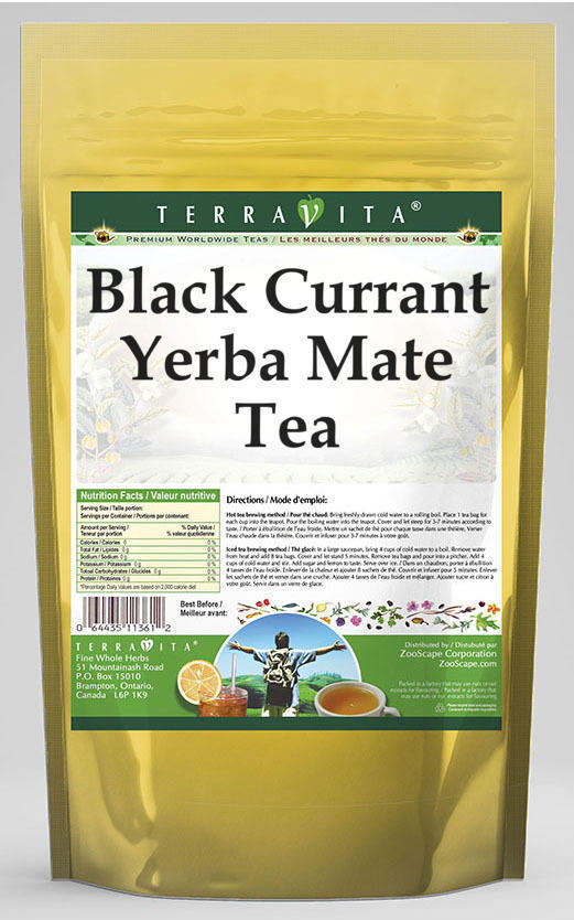 Black Currant Yerba Mate Tea