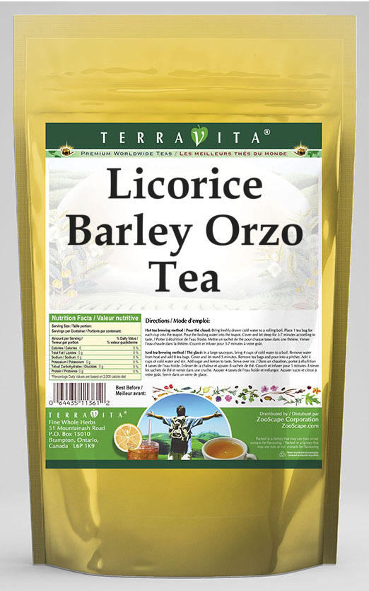 Licorice Barley Orzo Tea