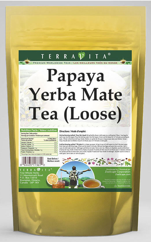 Papaya Yerba Mate Tea (Loose)