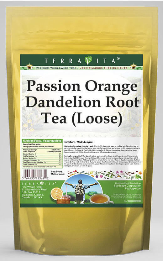 Passion Orange Dandelion Root Tea (Loose)