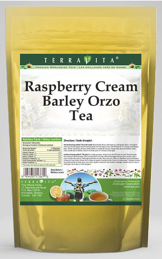 Raspberry Cream Barley Orzo Tea